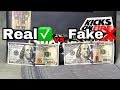 How To Tell if an 100 Bill is Real or Fake/ $100 Bill Real vs Fake  (@hey_ozzy on Instagram)