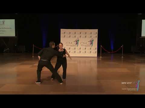 2018 CMJ Championships - West Coast Swing Pro Am Routine - Hadas Balbin & Scott Stuart