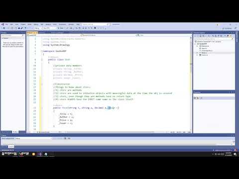 Using A Constructor To Initialize Object Data
