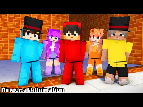 CASH, NICO, MIA, ZOEY, SHADY FAMILY DANCE | GOMY GOMY DANCE | Chi Chi Chimo2x - Minecraft Animation