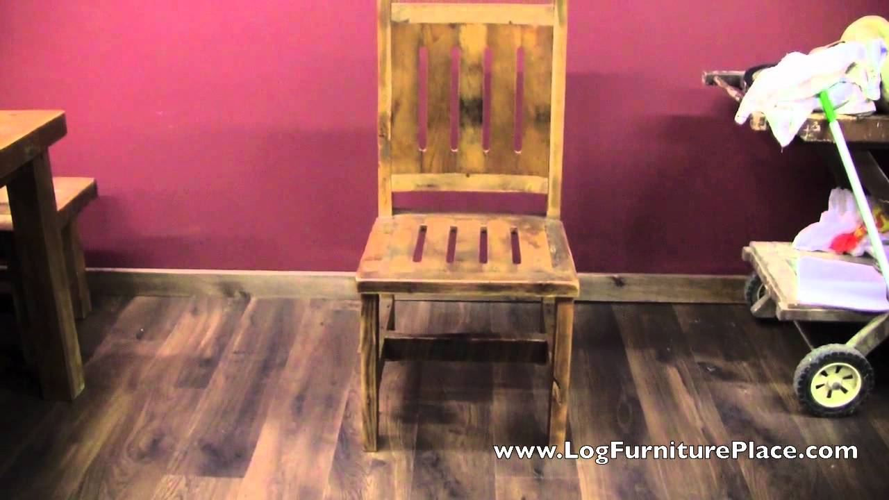 Barnwood Dining Chair from the Black Mountain Collection