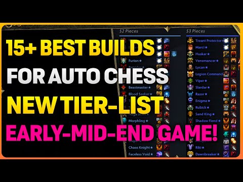 15+ BEST Builds Comps & Teams For Dota Auto Chess! | TIER-LIST Guide