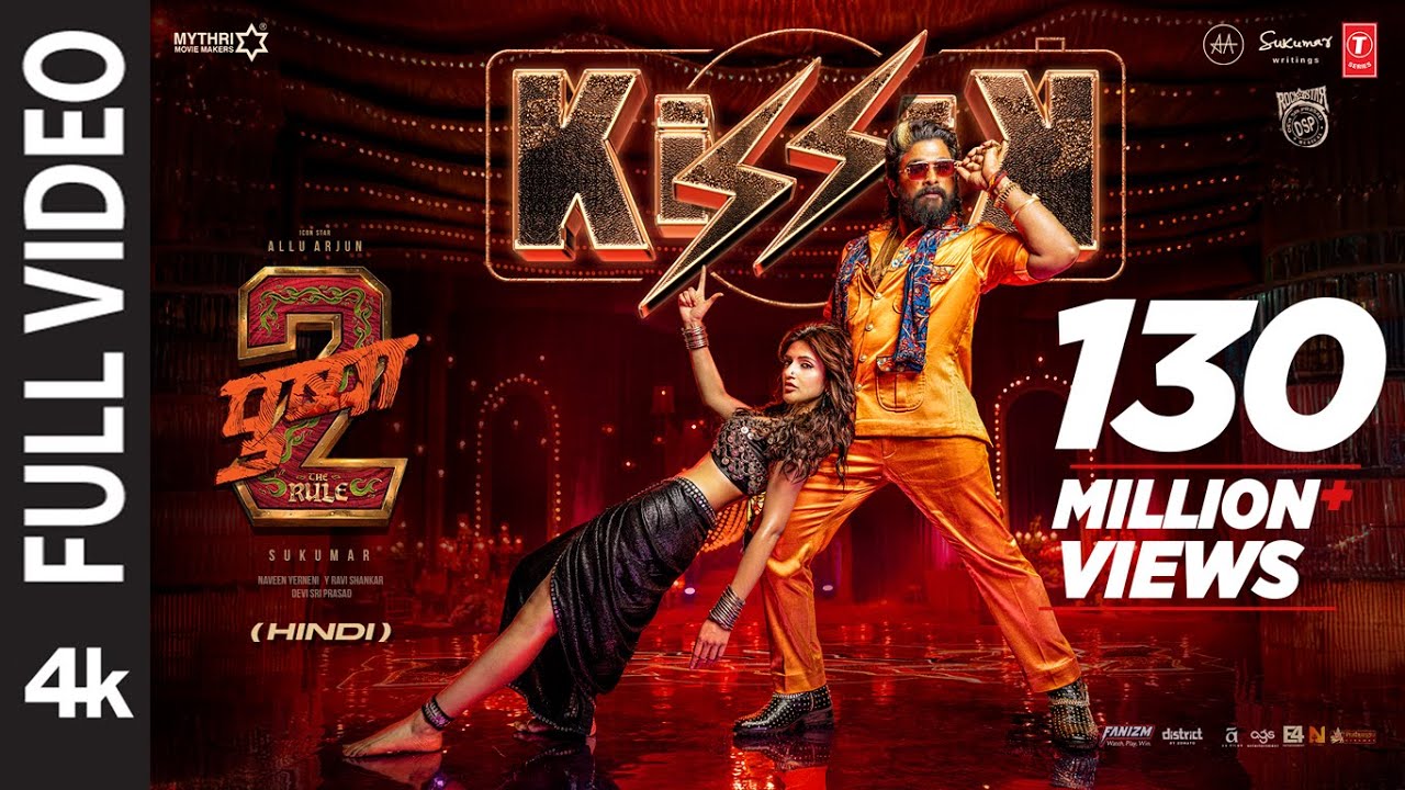 KISSIK (Full Video) Hindi: ALLU ARJUN, SREELEELA | PUSHPA 2 THE RULE | SUKUMAR | SREELEELA | DSP