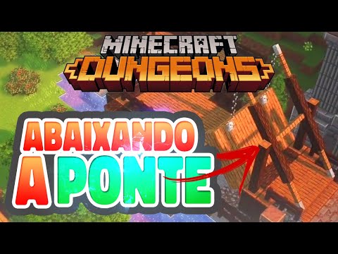 HOW TO LOWER THE BRIDGE IN MINECRAFT DUNGEONS!