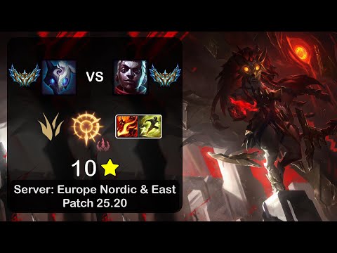 Kindred Jungle vs Ekko - EUNE Challenger - Patch 25.20