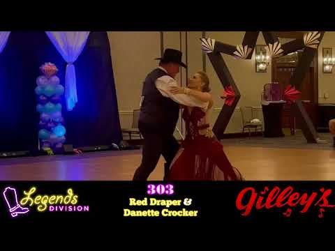 Meet Legends Dance Competitors Red Draper and Danette Crocker performing gilleyspopup.com 1-29-2022