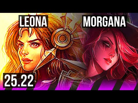 LEONA & Vel'Koz vs MORGANA & Caitlyn (SUP) | KR Master | 25.22