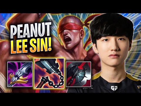 PEANUT IS A GOD WITH LEE SIN! - GEN Peanut Plays Lee Sin JUNGLE vs Kindred! | Season 2023