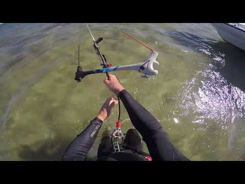 Kiteboarding notice your lines are Inverted.