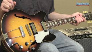 Video thumbnail for Gibson Memphis ES-390 Hollowbody Electric Guitar Demo - Sweetwater Sound by Sweetwater