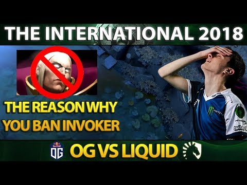 Reason Why You Should Ban Invoker vs Liquid - Miracle Invoker Perspective - EPIC GAME! Dota 2 #TI8