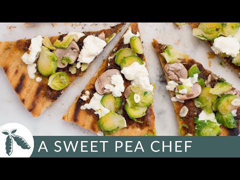 Grilled Pizza with Maple Onion Jam + An Awesome GIVEAWAY!