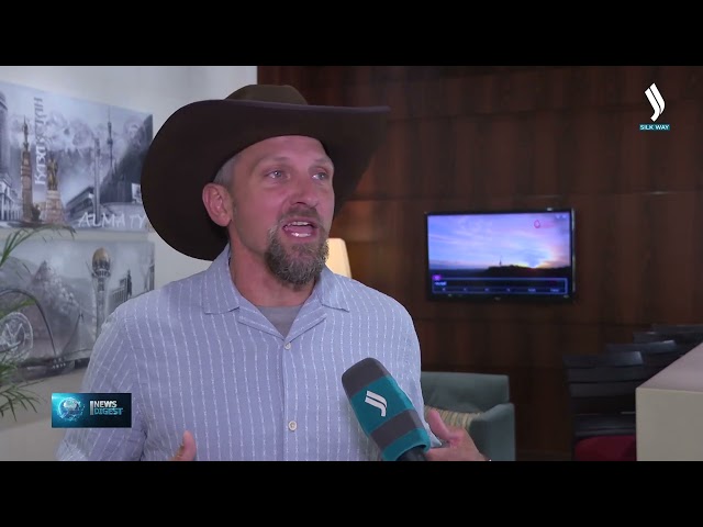 Dünya Göçebeler Oyunlarına katılmak için Astana’ya Amerikan kovboyları geldiler