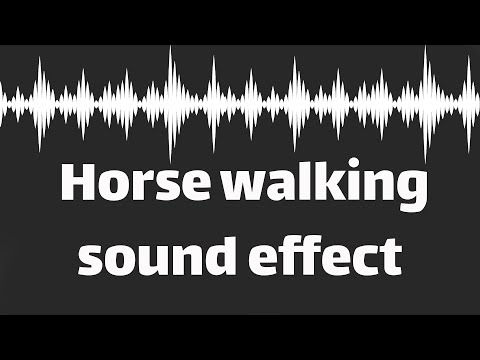 Horse walking sound effect (no copyright)