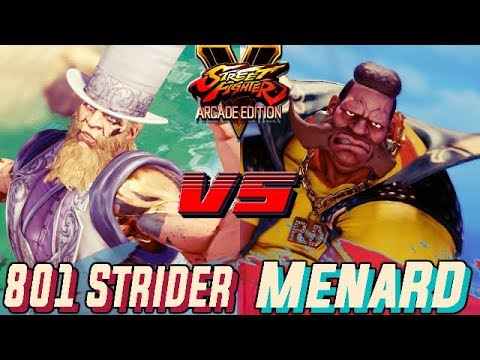 SFV AE 💥 801 Strider (G) VS MenaRD (Bridie) 🔥FIRST TO 3🔥