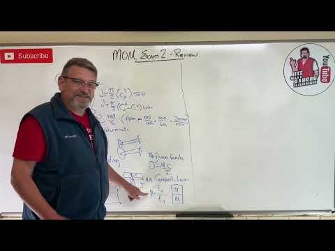 Mechanics of Materials: Exam 2 Review Summary