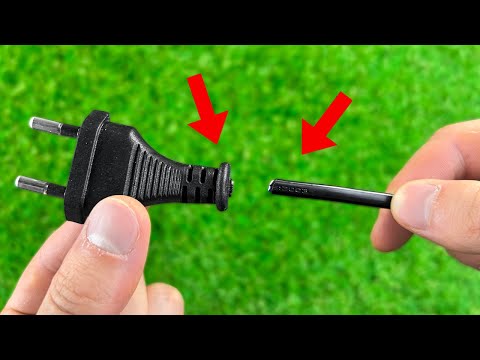 Few know this Way to fix a Electrical Plug When it is Broken!!