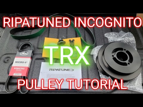 Ripatuned Incognito Pulley Install - Ram TRX Tutorial