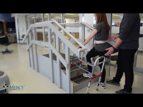Climbing Stairs with a Walker: Ascending & Descending