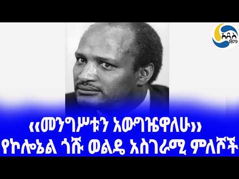 Ethiopia [ታሪክ]የኮሎኔል ጎሹ ወልዴ አስገራሚ ምለሾች -፩  Goshu Wolde | አዲስ አበባ | Fekere Tolosa