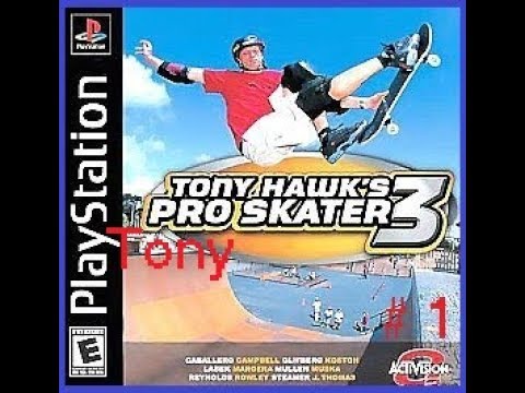 Tony Hawk`s Pro Skater 3 Let`s Play Part 1 Deutsch (German)