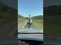 Annoying road cyclist instant karma
