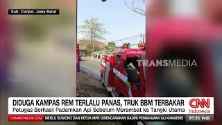 Download lagu Diduga Kampas Rem Terlalu Panas, Truk BBM Terbakar | REDAKSI PAGI (07/07/26) mp3