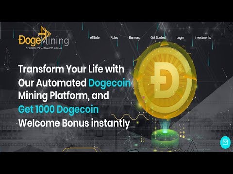 "VEJAM" Dogemining Prova de Pagamento de 2115 Dogecoins