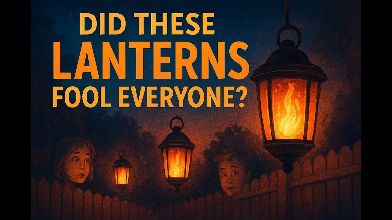 These Solar Flame Lanterns Fooled My Neighbors - TomCare Metal Solar Lights Review