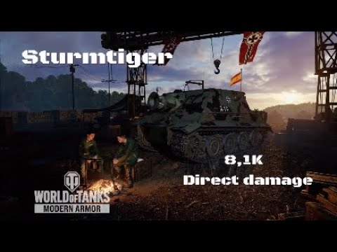 Sturmtiger in Karelia :8,1K Direct damage :Wot console - World of Tanks