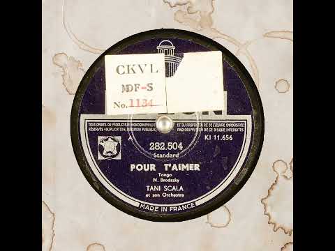 POUR T'AIMER   TANI SCALA et son Orchestre