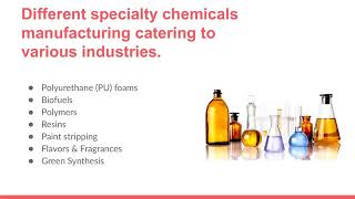 Specialty Chemicals Manufacturing Industry in India