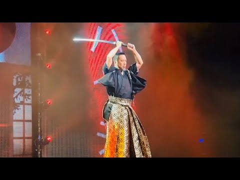 RYAN HAYASHI Samurai Sword Act at Winter Revue Show in Germany