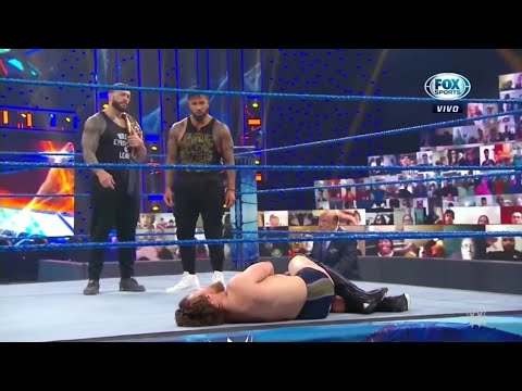 Jey Uso se une a Roman Reigns y ataca a Daniel Bryan - WWE Smackdown 30/10/2020 (En Español)
