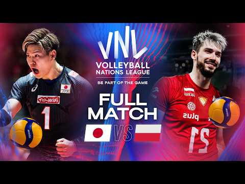 Japan 🇯🇵 vs. Poland 🇵🇱 - VNL 2024 | Full Match - Week 2