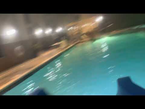 Waterslide at Comfort Suites hotel in Dubois, pa