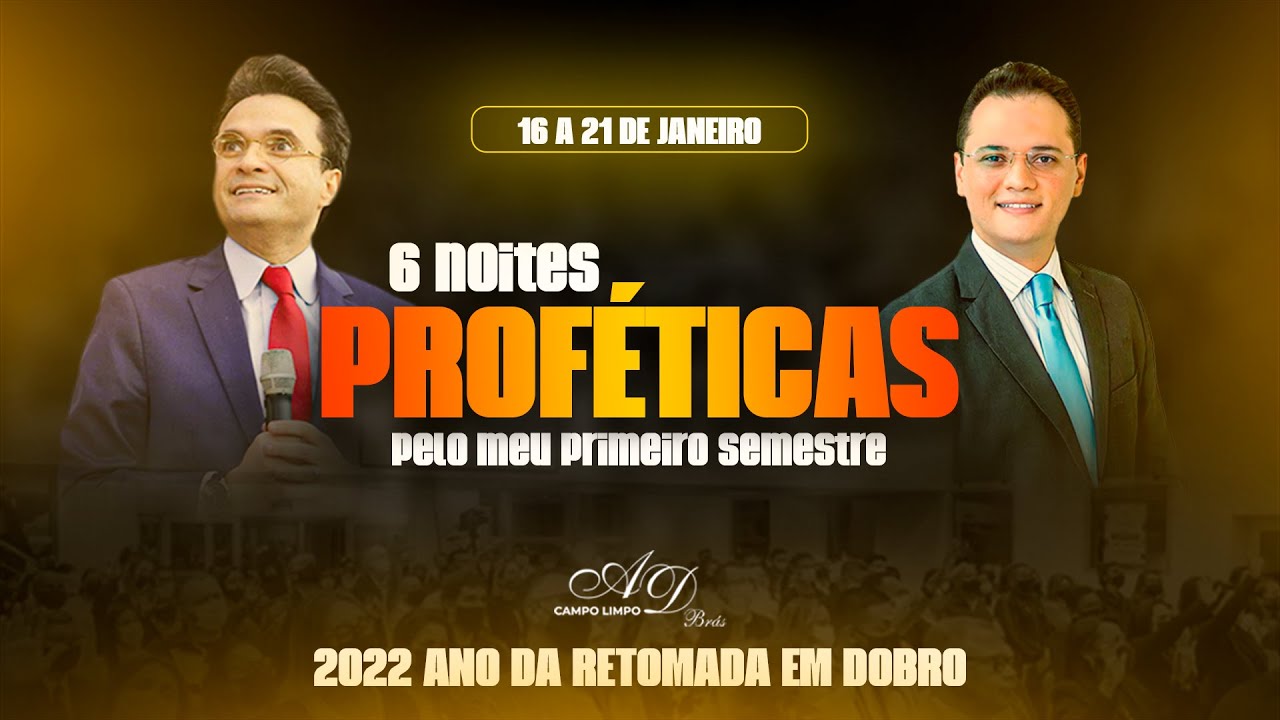 SEIS NOITES PROFÉTICAS (21 01 2022) - PALAVRA PR. JOHNNY VIEIRA