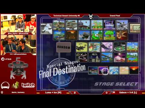 TSU5 - Luma + Ice Vs. Usleon + V-K - Grand Final - Super Smash Bros. Melee Doubles