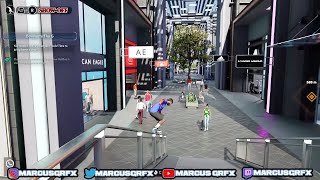 NBA 2K22 NEXT GEN - RAIL GRINDING IN THE MALL (Skateboard Tricks)