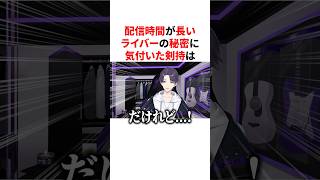 配信時間が長いライバーの秘密に気づいてしまった剣持　VTuber#にじさんじ#雑学#豆知識