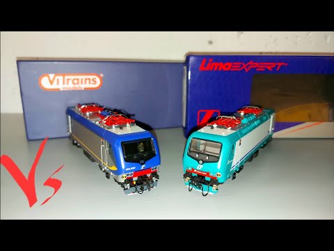 E 464 Vitrains a confronto con E 464 LIMA EXPERT (visioni esterne e test velocità e rumorosità)