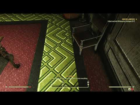 “The Whitespring Staff Meeting, 12.27.79” - Fallout 76 Holotape (Quest Only)