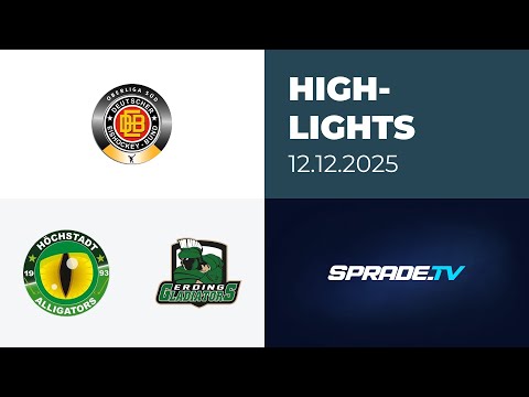 12.12.2025 - Highlights - Höchstadt Alligators vs. Erding Gladiators