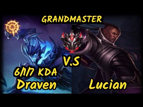 HL Sarkis (DRAVEN) vs LUCIAN - 6/1/7 KDA BOTTOM ADC GAMEPLAY - BR Ranked GRANDMASTER
