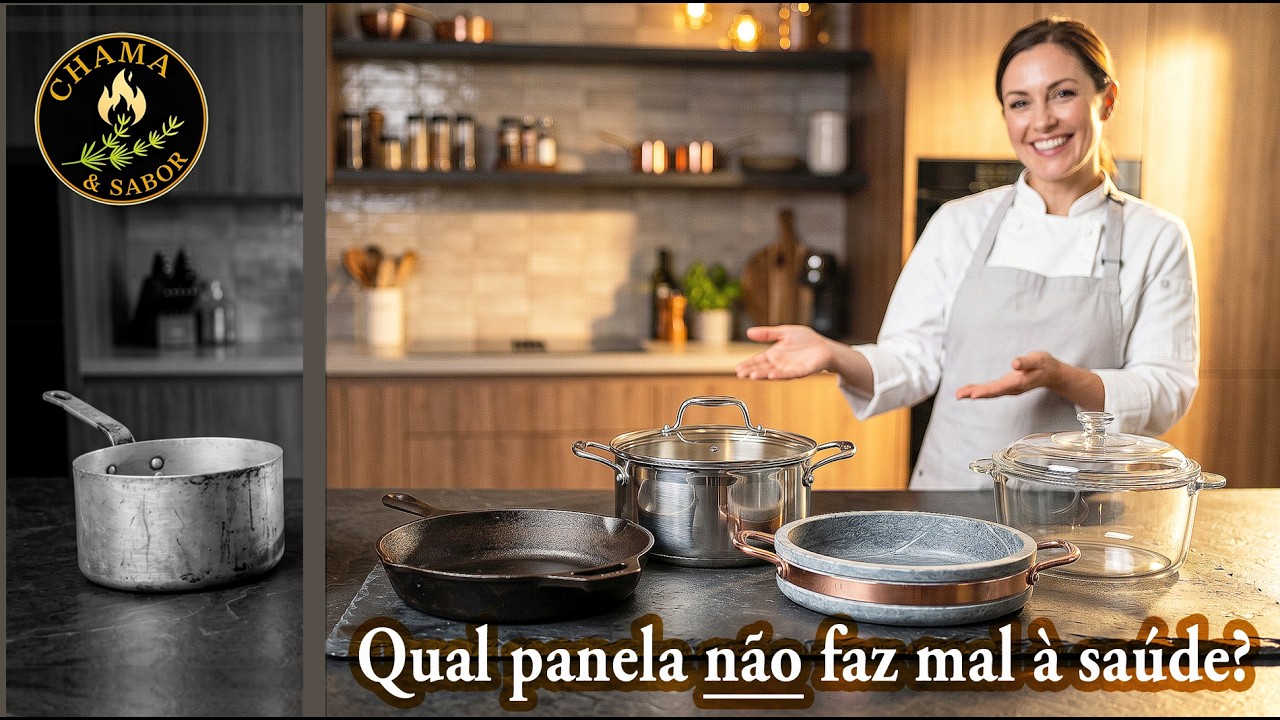 Tipos de materiais de panelas