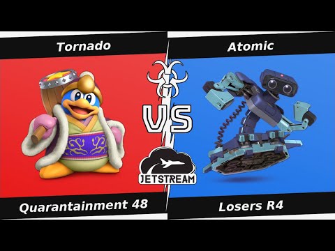 Quarantainment 48 Losers R4 - Tornado (King DDD) Vs. Atomic (ROB) Smash Ultimate - SSBU