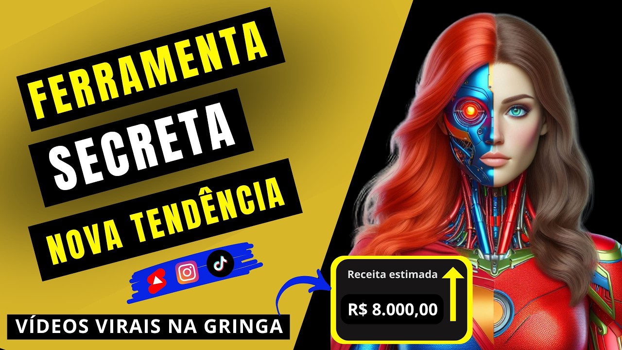 Mais de R$ 8 000,00 por Mês Com Estes Vídeos CURTOS VIRAIS, Gerado Com IA  FERRAMENTA SECRETA REVELA