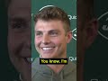 Zach Wilson Responds About the Jets Getting a Veteran QB to Start Next Season ? #shorts