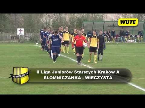 SŁOMNICZANKA Słomniki - WIECZYSTA Kraków (II Liga Juniorów Starszych Kraków A)