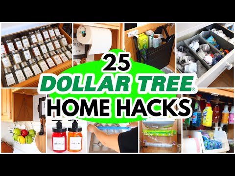 25 LIFE CHANGING Dollar Tree Organizing Hacks...